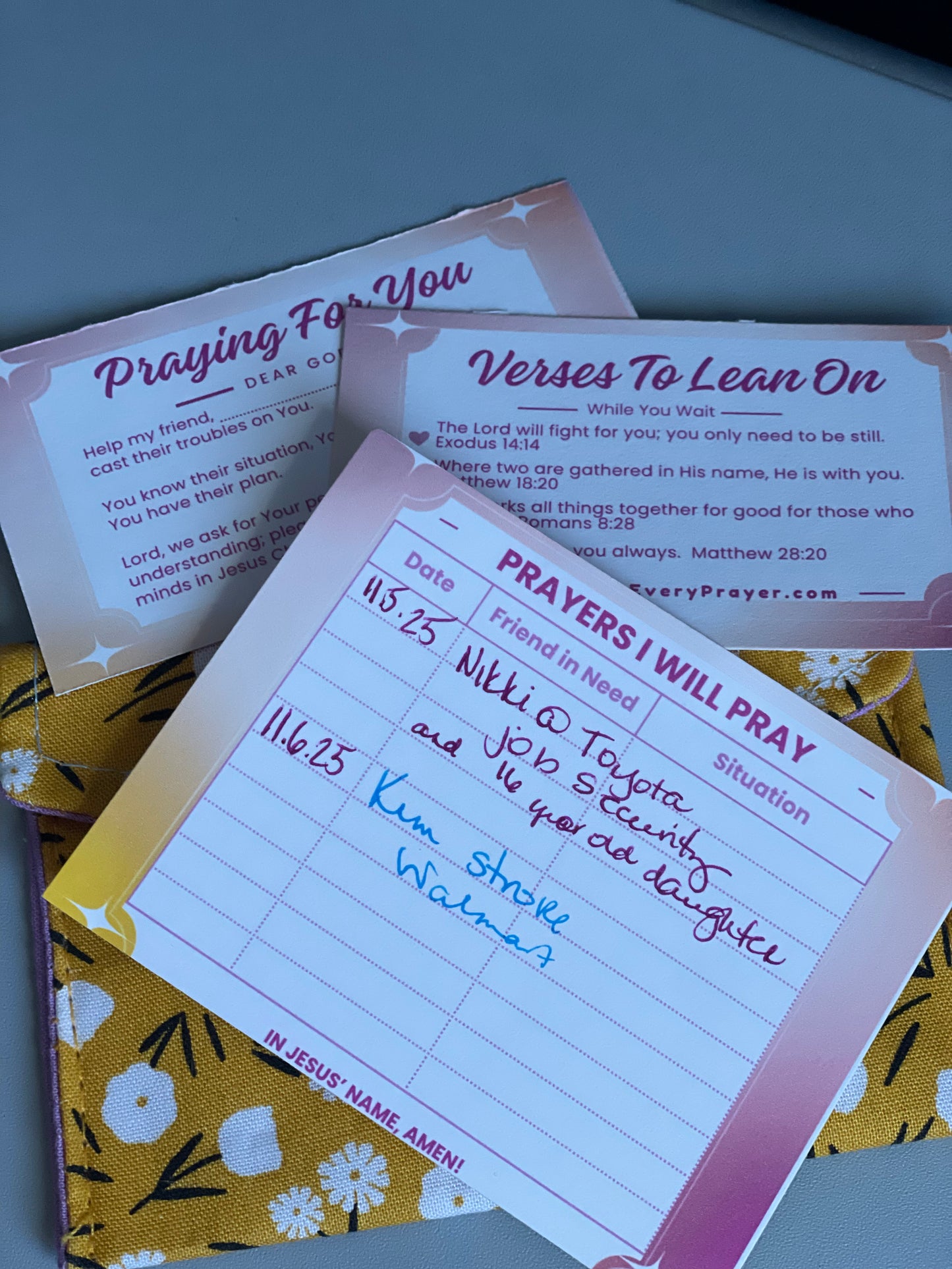 Praying For You Card Set