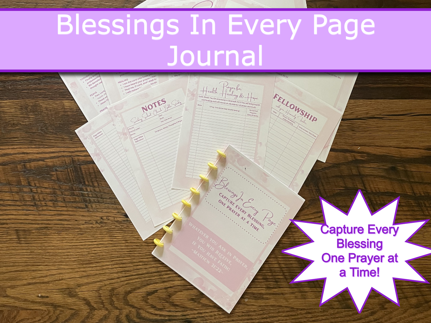 Blessing In Every Page Prayer Journal