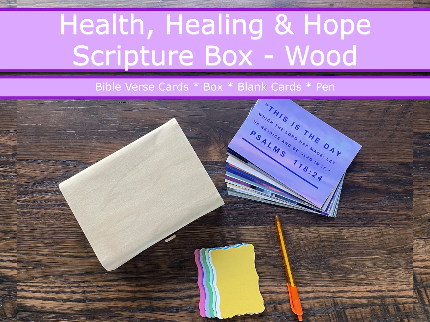 Scripture Box--Health Healing & Hope