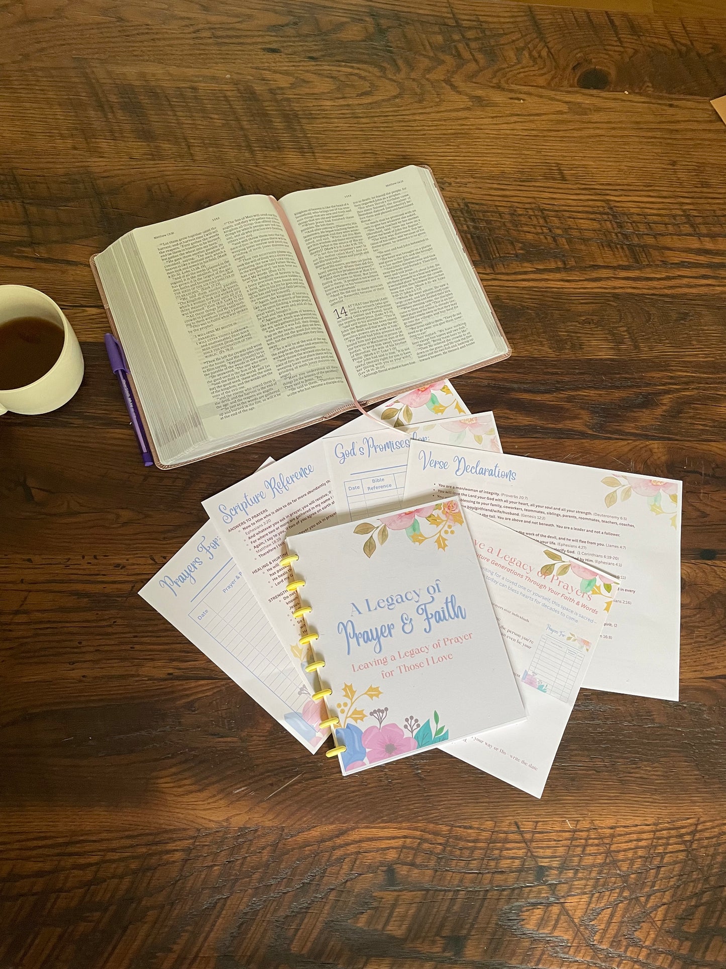 Legacy of Prayer & Faith Journal