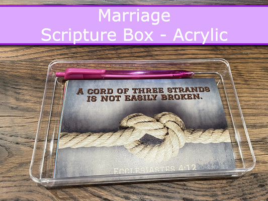 Scripture Box--Marriage