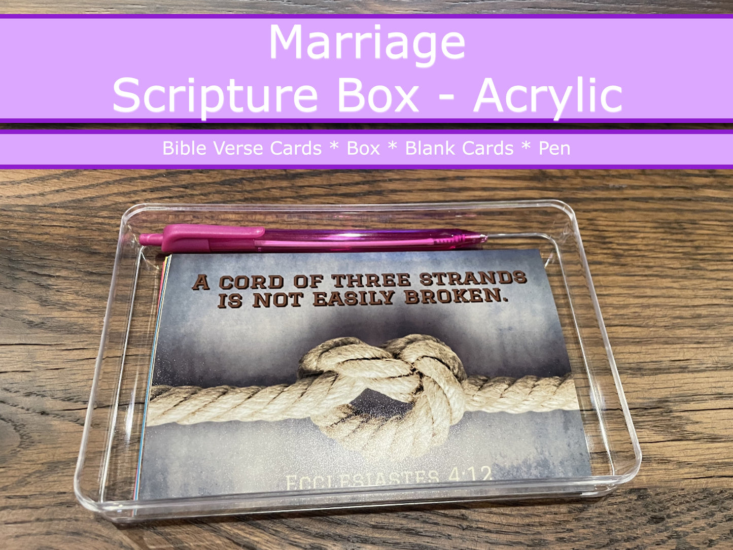 Scripture Box--Marriage