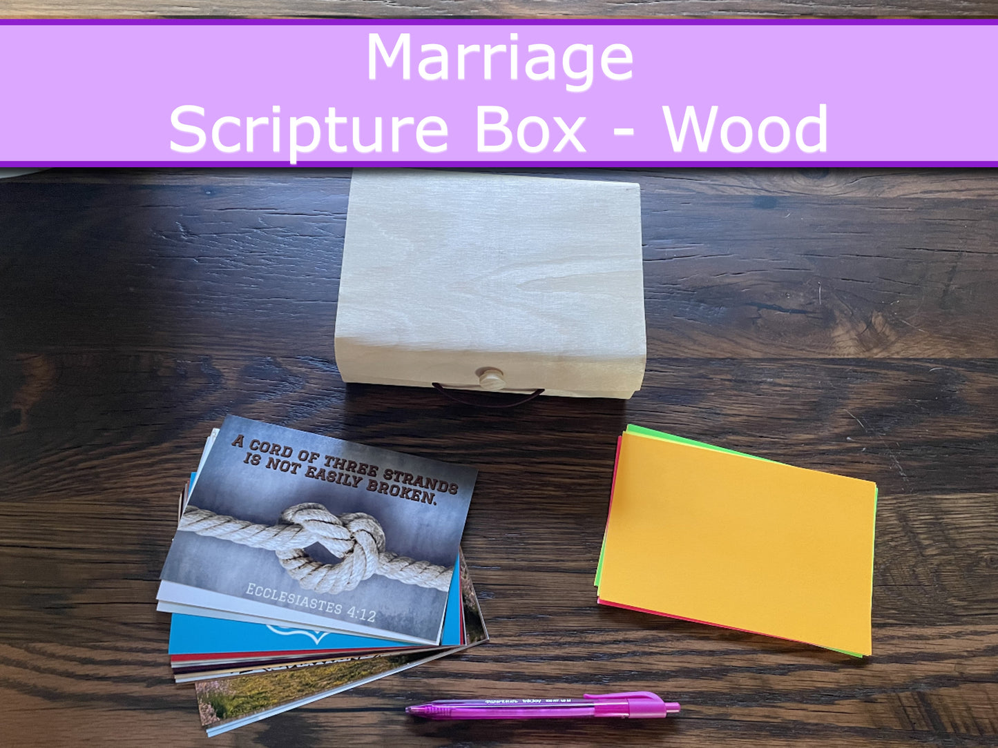 Scripture Box--Marriage