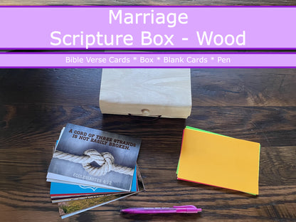 Scripture Box--Marriage